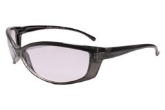 Wrap Around Aerodynamic Narrow Slender Lightweight Sport Gray Sunglasses