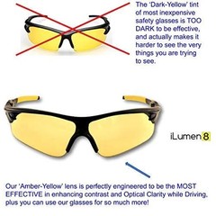 HD High Definition Night Driving Glasses- Anti Glare Polarized Night Vision