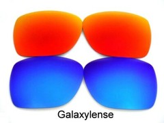Galaxy Replacement Lenses For Oakley MainLink Sunglasses Blue/Red Polarized