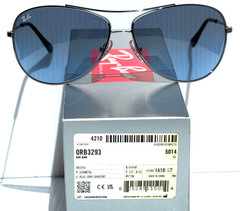 NEW Ray Ban Gunmetal UV PROTECTIVE Gradient Blue Grey Sunglass RB3293 004/8F