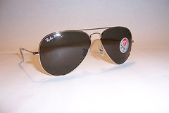 New RAY BAN Sunglasses 3025 001/58 GOLD/GREEN 58mm POLARIZED AUTHENTIC