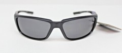 Angler Eyes POLARIZED Glossy Black Extra Wrap Mens Sunglasses 100%UV AE 12 BLK