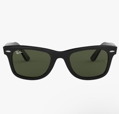 Ray-Ban Original Wayfarer Unisex Square Sunglasses – Black/Green (RB2140