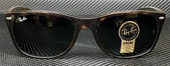 RAY BAN RB2132 902 New Wayfarer Brown Green G15 Unisex 58 mm Sunglasses