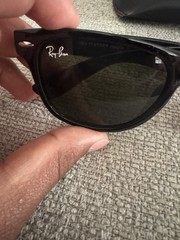 Ray-Ban RB2140 Wayfarer Sunglasses Black Full Rim Plastic Frame Tinted Lenses