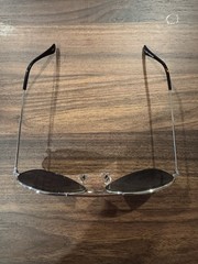 USA Glasses American Flag Aviator Sunglasses silver patriotic United States