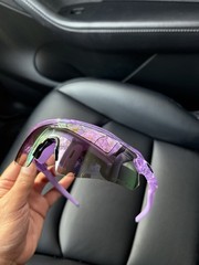 NEW Oakley Radar EV Path Purple Frame Clear PRIZM Sunglasses OO9208