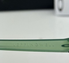 Oakley Leffingwell Square Sunglasses Matte Jade PRIZM Black OO9100-17 57mm NEW