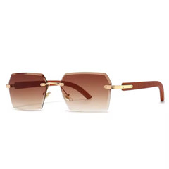 Man Sunglasses Rapper Shades Fashion Designer Retro Eye Wear Blue Clear Lens Men