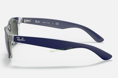 New RAY-BAN RB2132 6053/71 Crystal Navy Blue Wayfarer Sunglasses ItalyUV400 55mm