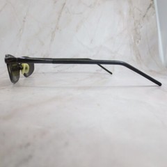 Nike Sunglasses Frame Unisex Adults Polished Black Metal Full Rim Rectangular