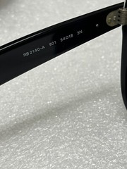 Rare Ray-Ban RB2140-A 901 54-18 3N Unisex Sunglasses Hand Made in Italy black