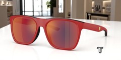 FERRARI SCUDERIA FZ6013D 514 6P Matte Red Mirror Red 57 mm Unisex Sunglasses