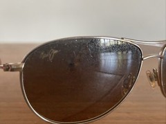 Vintage Maui Jim Sunglasses MJ-245-16 Made in Japan 56-18-137 Gold Tortoise