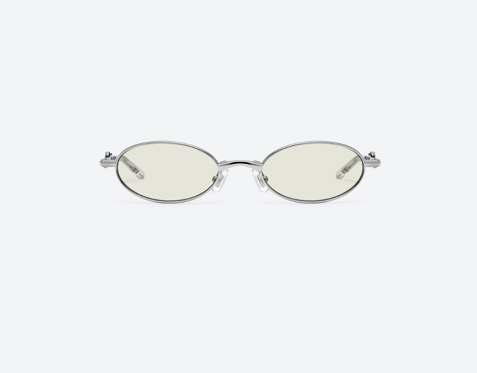 NEW Gentle Monster KARINA Veggie Collection Radi 02(Y) Silver Yellow Authentic