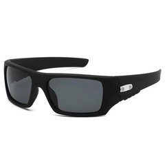 Gascan CRYSTAL BLACK/Red Ruby Iridium Polarized Sunglasses