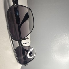 DITA KUDRU Men’s Aviator Sunglasses Black Metal Frame Gray Gradient Lenses