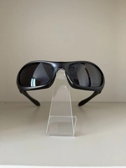 Vintage Oakley Monster Dog Sunglasses 00s Matte Black Frame Black Lenses