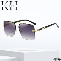 Men’s Sunglasses Designer Square Classic Gold Frame Shades Metal Fashion Hip Hop