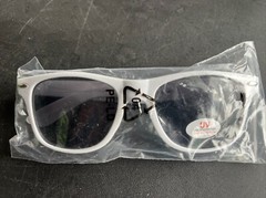 NAKED TURTLE Branded White Sunglasses