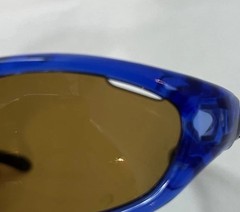 Vintage Dragon Alliance Rail Blue Made In USA Sunglasses Y2K 2000s Eyewear
