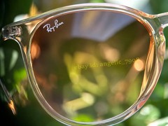 Ray-Ban Erika RB4171 6514/13 Transparent Brown Gradient Sunglasses 54mm UV400 3N
