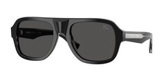 BURBERRY BE4478 420687 Black Dark Grey 55 mm Men’s Sunglasses