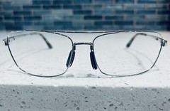Maui Jim “BLACK ROCK” 218-17 Gloss Silver WRAP STAINLESS STEEL Sunglass Frames