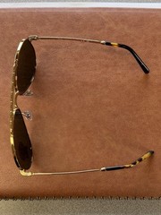 Ray-Ban RB3625 New Aviator 9196/31 Gold G-15 Sunglasses 58-14 Authentic