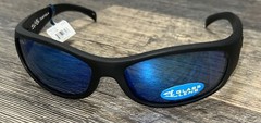 Salt Life Matte Black Tortola Smoke Blue Glass Lens MSRP $229 Saltlife NWT