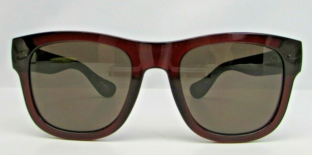 Sunglasses Havaianas PARATY/M Burgundy Black Frames Brown Lens Size Medium New