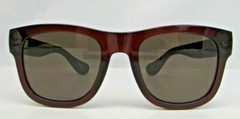 Sunglasses Havaianas PARATY/M Burgundy Black Frames Brown Lens Size Medium New