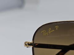 Ray-Ban Sunglasses Chromance Gold Polarized RB 3636 9196/G5 146 2P 58 15 Italy