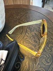 Brain Dead Sunglasses Post Modern Primitive Eye Protection Amber/Black Kopelman