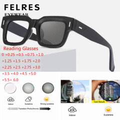 Men Women Square Classic Photochromic Reading Glasses Fashion Sunglasses New