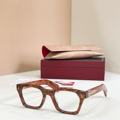 Jacques Marie Mage STERETT Unisex Eyeglasses Red Zebra/Clear 52-22 145mm
