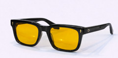 Jacques Marie Mage TORINO Black/Yellow 54-20-146mm With Case New
