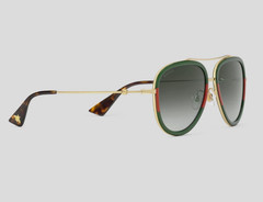 Gucci GG0062S Aviator Sunglasses 7-17-140mm Authentic