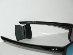 Oakley Main Link Polished Black Frame Prizm Deep Water Polarized Sunglasses