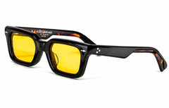 Jacques Marie Mage CASABLANCA Black Tortoiseshell/Yellow 49-23-146mm Case New