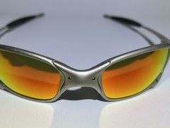 Rare Oakley Juliet X-Metal Plasma Fire Iridium Sunglasses Vintage 1st Gen
