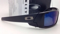 OAKLEY POLARIZED Sunglasses GASCAN OO 26-244 Matte Black Frame /Ice Iridium Lens