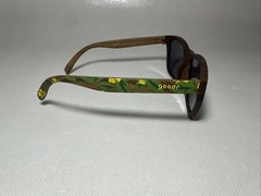 Goodr Sunglasses Bad And Bamboozy Floral Wood Grain Print FRAMES ONLY