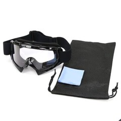 ATV Dirt Bike Goggles Clear Lens Anti-Fog UV Dustproof for Men Women Youth