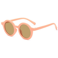 New Fashion round Frame Candy Colored Sunglasses for Baby Retro Solid Color Eye