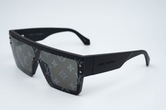 Louis Vuitton LV Waimea L Monogram Sunglasses Black Z1583W 93L