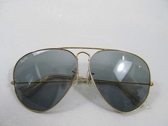 Vintage B&L Ray-Ban Aviator Sunglasses Made in USA 70’s w/ Wear & DAMAGED LENS