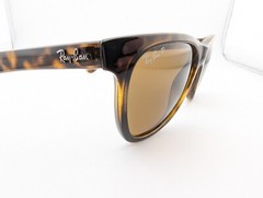 Ray-Ban Sunglasses, Polarized Lenses, RB 4184 710/83 3P Brown, 54-17-145, Italy