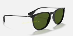Ray-Ban Erika Classic RB4171 54-18 Black G-15 Green Polarized Sunglasses UV