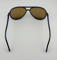 Vintage VUARNET PX 374 145 POLARIZED BROWN LENS, DARK BLUE NYLON CATS SUNGLASSES